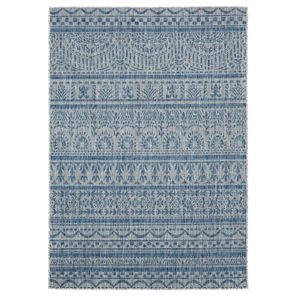 United Weavers Of America 7 ft. 10 in. x 10 ft. 6 in. Augusta Diani Blue Rectangle Oversize Rug 3900 10160 912